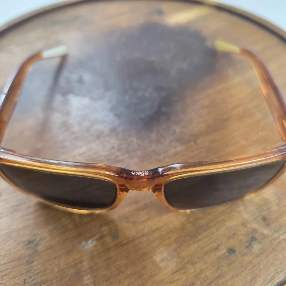 Roka Barton Sunglasses Mens 56-18-134 Brown Gray Tinted Square E7547-0956